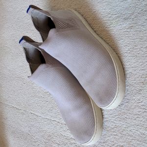 Rothy's lavender lilac grey Chelsea boot